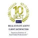 Real Estate Agent 10 Best Award 2017