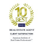 Real Estate Agent 10 Best Award 2021